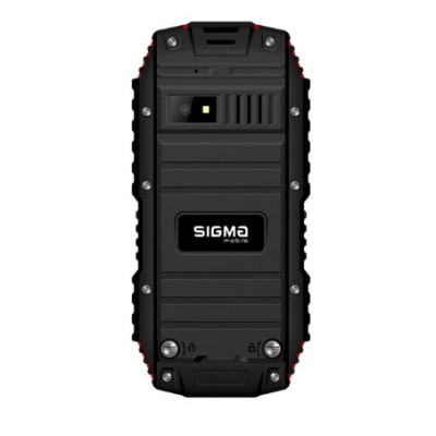 Мобільний телефон Sigma X-treme DT68 Black/Red, червоно-чорний