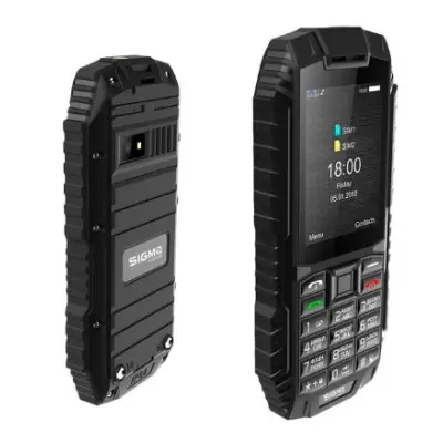 Мобільний телефон Sigma X-treme DT68 Black, чорний