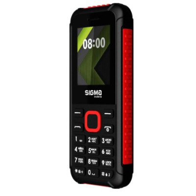 Мобільний телефон Sigma X-style 18 Black/Red, червоно-чорний