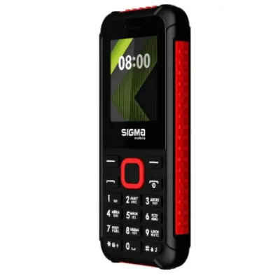Мобільний телефон Sigma X-style 18 Black/Red, червоно-чорний