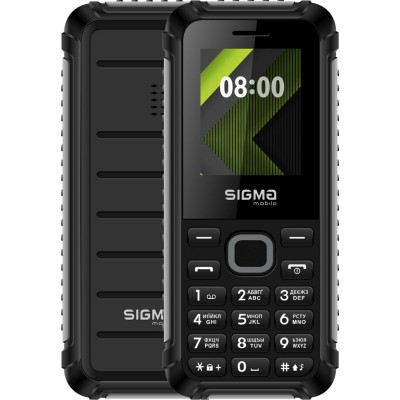 Мобільний телефон Sigma X-style 18 Black/Gray, чорно-сірий