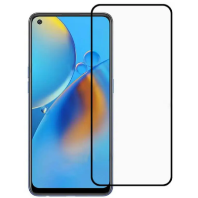 Захисне скло 3D OPPO A74 Чорне