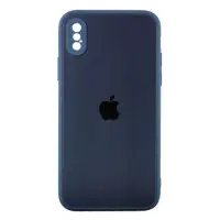 Чехол накладка Full Frosted iPhone X Синяя