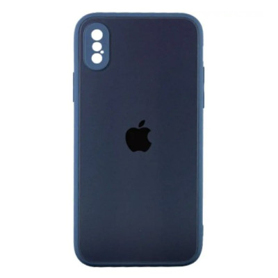 Чехол накладка Full Frosted iPhone X Синяя