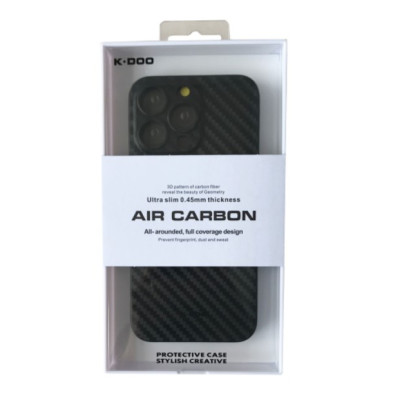 Чехол накладка K-Doo Air Carbon iPhone 13 Черная