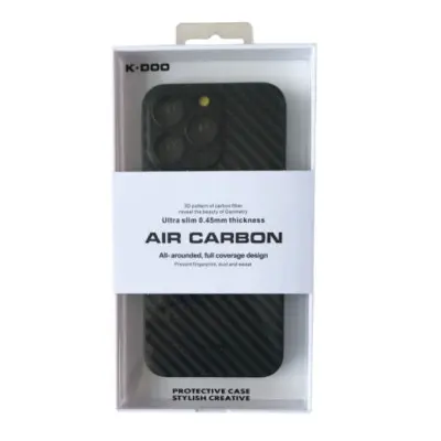 Чехол накладка K-Doo Air Carbon iPhone 13 Черная
