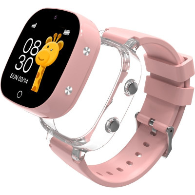 Детские смарт часы Gelius GP-PK009 GPS/4G/Esim Розовый