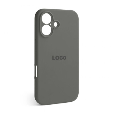 Чехол накладка HC iPhone 16 Серая/Clay Full