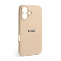 Чехол накладка HC iPhone 16 Бежевая/Desert Gold Full
