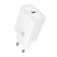 Сетевое зарядное устройство Hoco N60 1USB-C 20W White, Белый