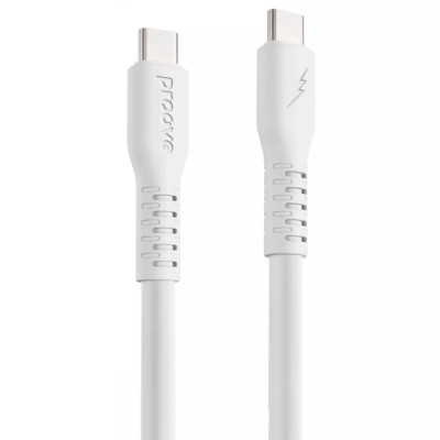 Кабель дата Proove Eternal Type-C to Type-C 60W 1м Белый