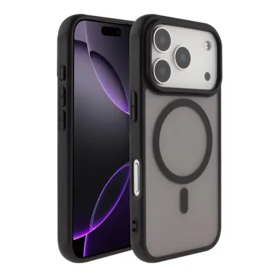 Чехол накладка Anti drop Camera MagSafe iPhone 17 Pro Черная