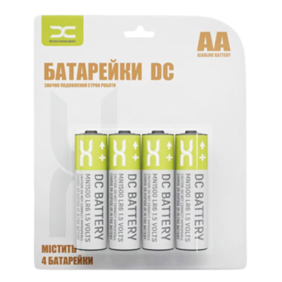 Батарейка DC LR6 AA стандартна алкалова