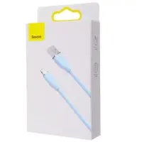 Кабель дата Baseus Jelly USB Type A - Lightning 1.2м Синий
