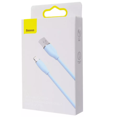Кабель дата Baseus Jelly USB Type A - Lightning 1.2м Синій
