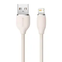 Кабель дата Baseus Jelly USB Type A - Lightning 1.2м Розовый