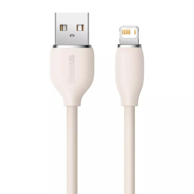 Кабель дата Baseus Jelly USB Type A - Lightning 1.2м Розовый