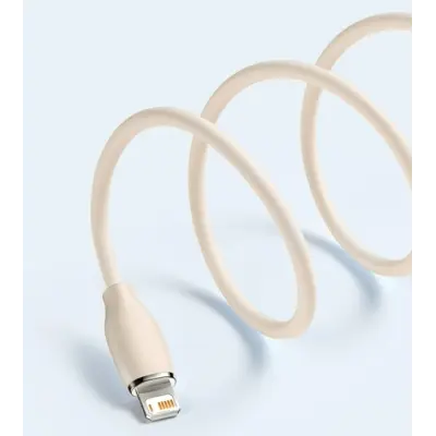 Кабель дата Baseus Jelly USB Type A - Lightning 1.2м Розовый