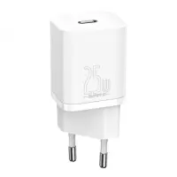 Сетевое зарядное устройство Baseus Super Si 25W PD White, Белый Сетевое зарядное устройство Baseus Super Si 25W PD White, Белый