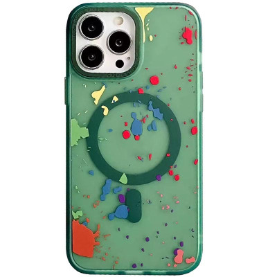 Чехол накладка Flush MagSafe iPhone 11 Темно-Зеленая (Dark Green)