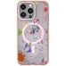 Чехол накладка Flush MagSafe iPhone 12/12 Pro Розовая (Baby Pink)
