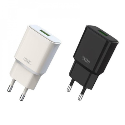 Сетевое зарядное устройство XO L92D 1USB/3a (18W) Чорный