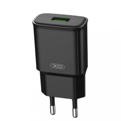 Сетевое зарядное устройство XO L92D 1USB/3a (18W) Чорный