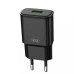 Сетевое зарядное устройство XO L92D 1USB/3a (18W) Чорный