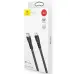 Кабель дата Baseus Tough Type-C to Lightning 1м Чёрный