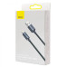 Кабель дата Baseus Crystal Shine Lightning 1.2м Черный