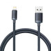 Кабель дата Baseus Crystal Shine Lightning 1.2м Черный