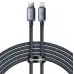 Кабель дата Baseus Crystal Shine Type-C to Lightning 1.2м Черный