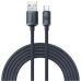 Кабель дата Baseus Crystal Shine USB Type A - Type-C 1.2м Чорний