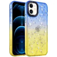 Чехол накладка Shiny-S Samsung A135 (A13)  Синяя/Желтая
