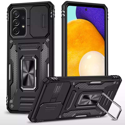 Чехол накладка Camshield Army Ring Samsung A336 (A33 5G) Черная