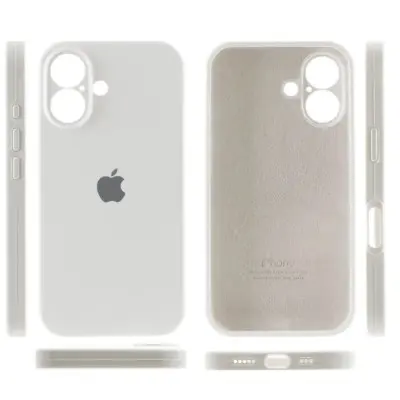 Чехол Накладка HC iPhone 16 Белая Full