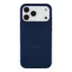 Чехол Накладка HC iPhone 17 Pro Темно-синяя/Midnight Blue (70)