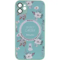 Чехол накладка Secret Garden with MagSafe iPhone 11 Мятная