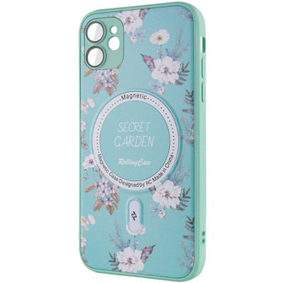 Чехол накладка Secret Garden with MagSafe iPhone 11 Мятная