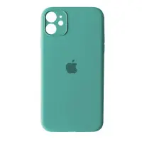 Чохол накладка HC iPhone 11 Бірюзова/ Denim Blue (Square Full)