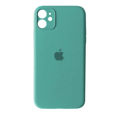 Чохол накладка HC iPhone 11 Бірюзова/ Denim Blue (Square Full)