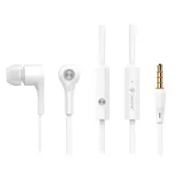 Провідні вакуумні навушники Celebrat D3 White, білий