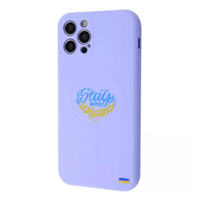 Чохол накладка WAVE Ukraine MagSafe iPhone 11 Залишайся з Україною