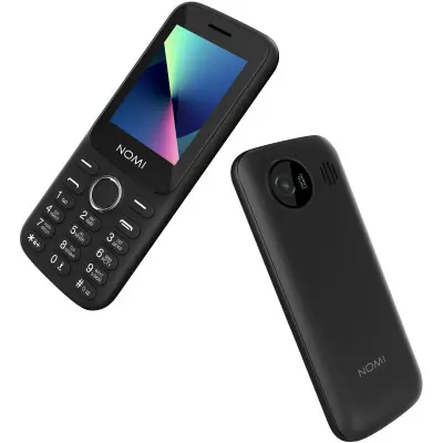 Мобільний телефон Nomi i2415 Black, чорний Мобільний телефон Nomi i2415 Black, чорний
