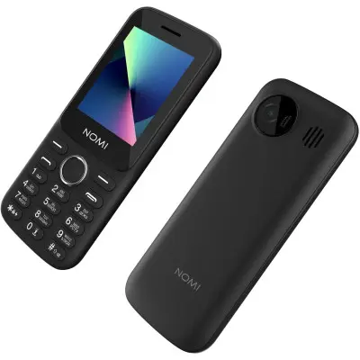 Мобільний телефон Nomi i2415 Black, чорний Мобільний телефон Nomi i2415 Black, чорний