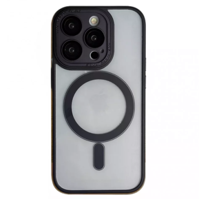 Чехол накладка Protective Camera Matte Clear iPhone 13 Pro Max Черная