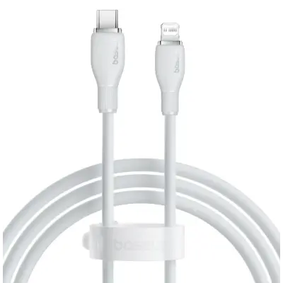 Кабель дата Baseus Pudding Type-C to Lightning 2.4A 1.2м Белый