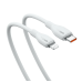 Кабель дата Baseus Pudding Type-C to Lightning 2.4A 1.2м Белый