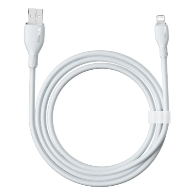 Кабель дата Baseus Pudding Type-C to Lightning 2.4A 1.2м Белый