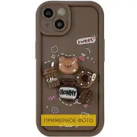 Чехол накладка Pretty Things Samsung A356 (A35 5G) Коричневая/Sweet